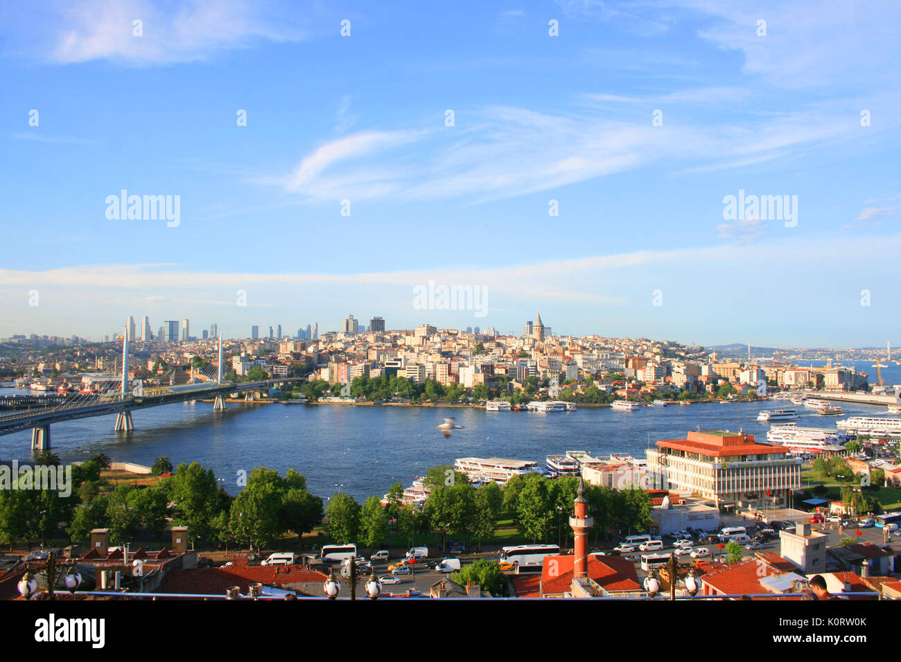 Istanbul la cultura capitale della Turchia in una giornata di sole Foto Stock