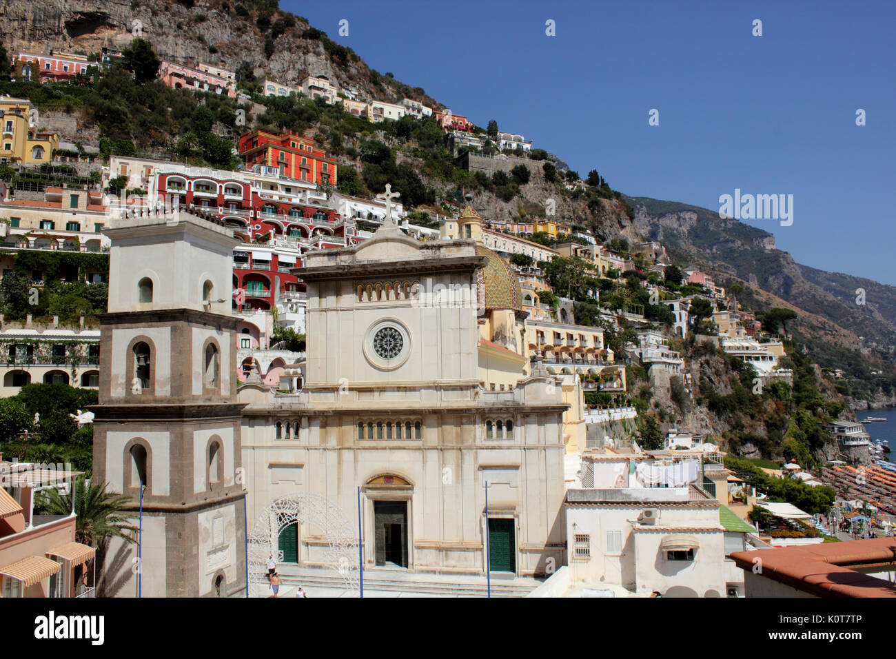 Cattedrale Positano Amalfi Foto Stock