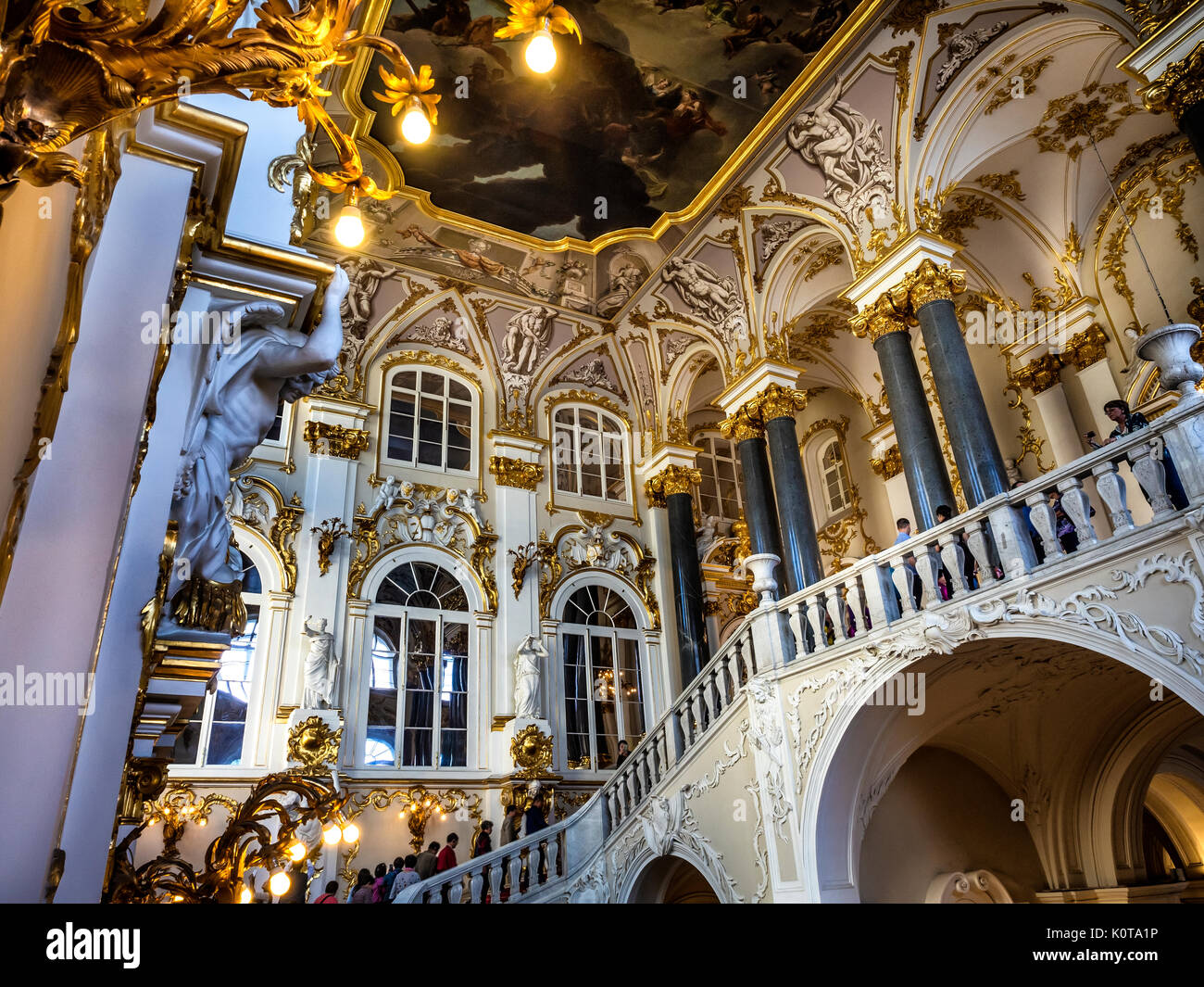 Museo Hermitage di San Pietroburgo, Russia Foto Stock