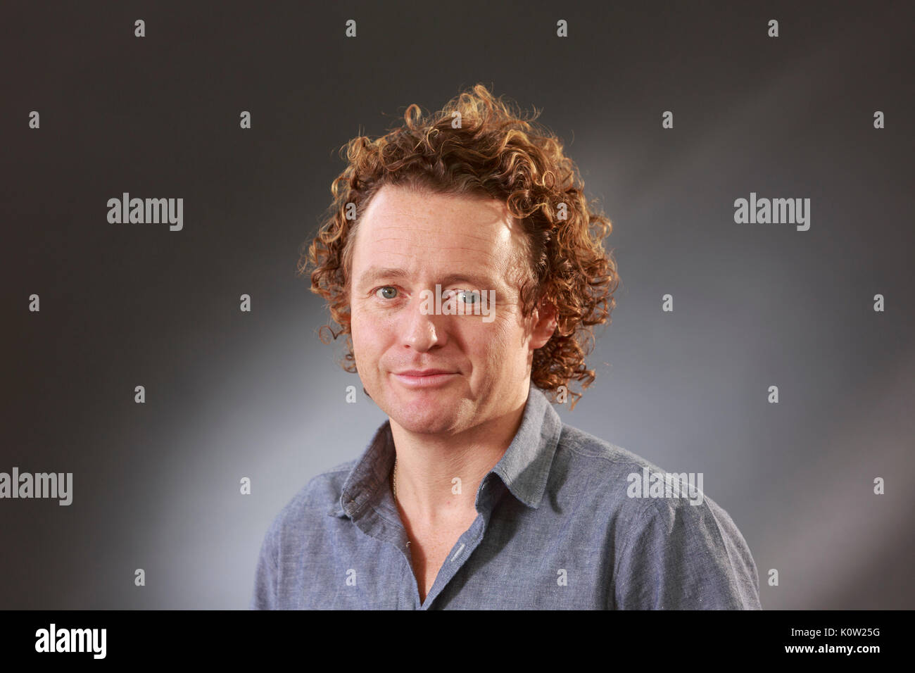 Edimburgo, Scozia 24 agosto. Giorno 13 Edinburgh International Book Festival. Nella foto: Tom Kitchin, Capo scozzese che utilizzano Frances tecnica nei prodotti scozzesi. Credito: pak@ Mera/Alamy Live News Foto Stock