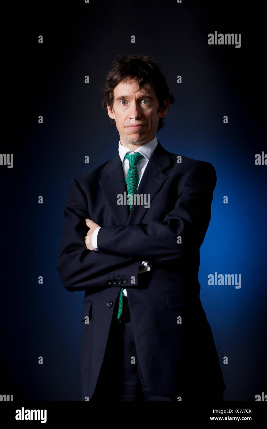 Edinburgh, Regno Unito. Il 25 agosto 2017. Rory Stewart, il diplomatico inglese, uomo politico e scrittore, che appaiono alla Edinburgh International Book Festival. Gary Doak / Alamy Live News Foto Stock