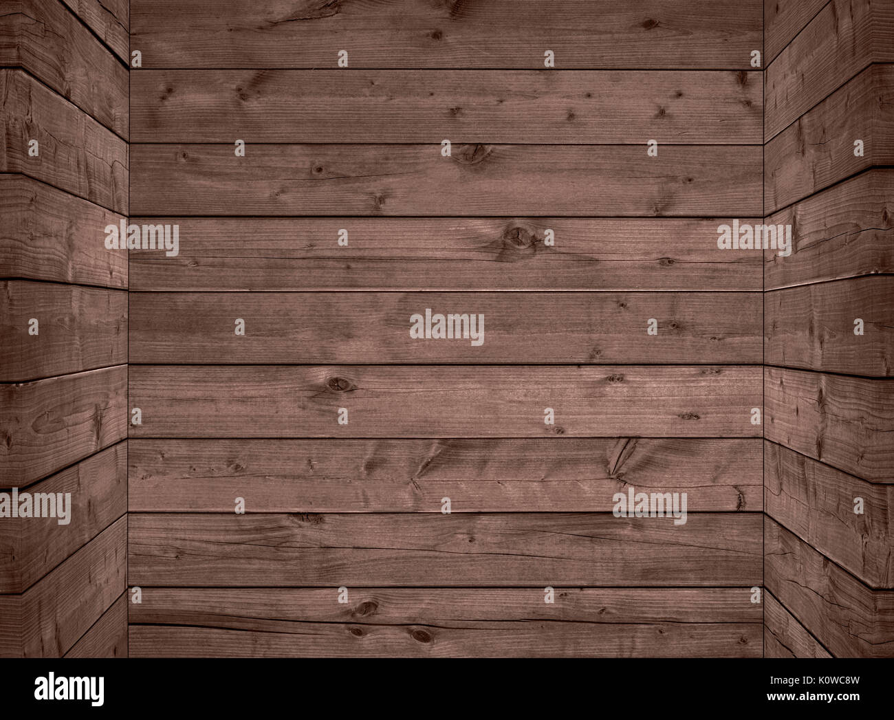 Marrone chiaro tavole di legno, parete, box, la superficie di parete. Texture di legno. Foto Stock