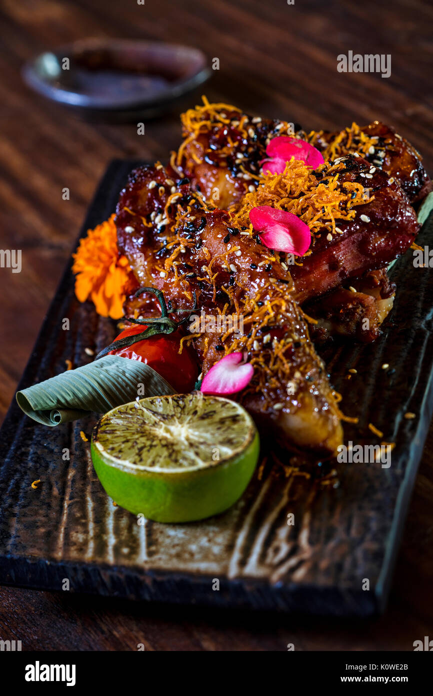 Costolette di maiale giapponesi Foto Stock