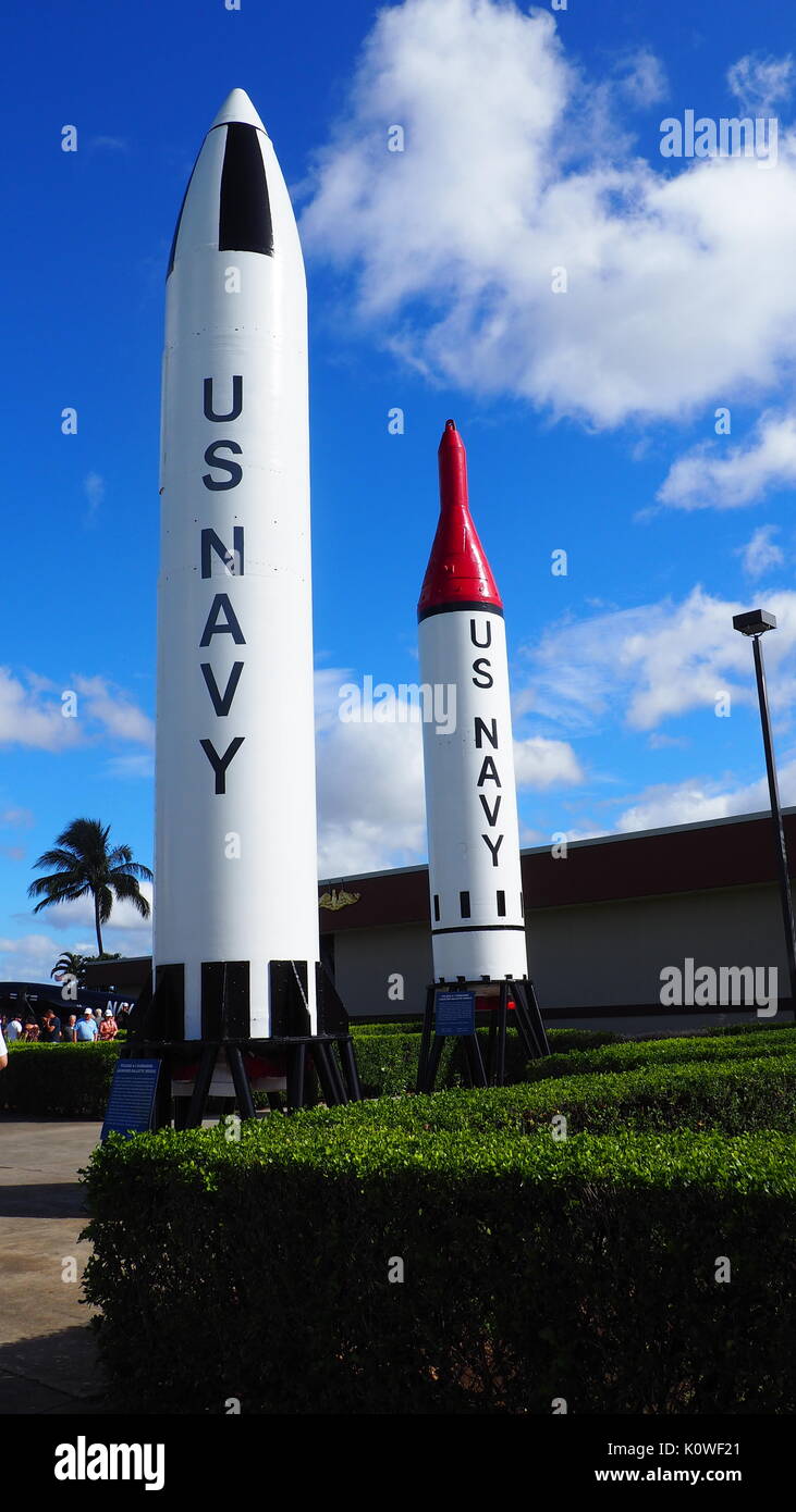 Pearl Harbor Oahu Hawaii Foto Stock