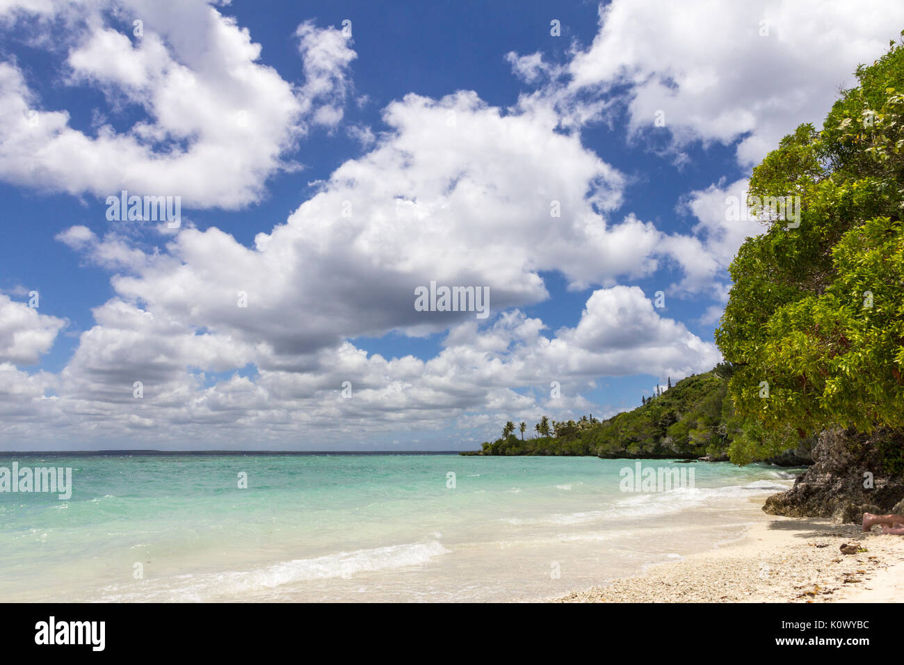 Easo beach, Lifou, Nuova Caledonia, Sud Pacifico Foto Stock