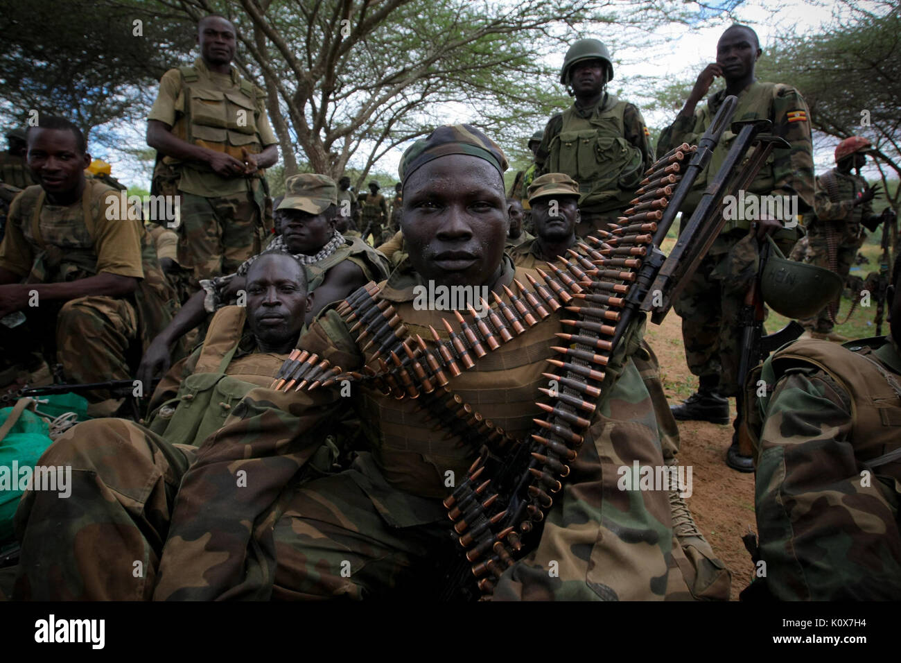 AMISOM & nazionali somale operazione dell esercito per catturare Corridoio di Afgoye giorno 4 06 (7319772450) Foto Stock