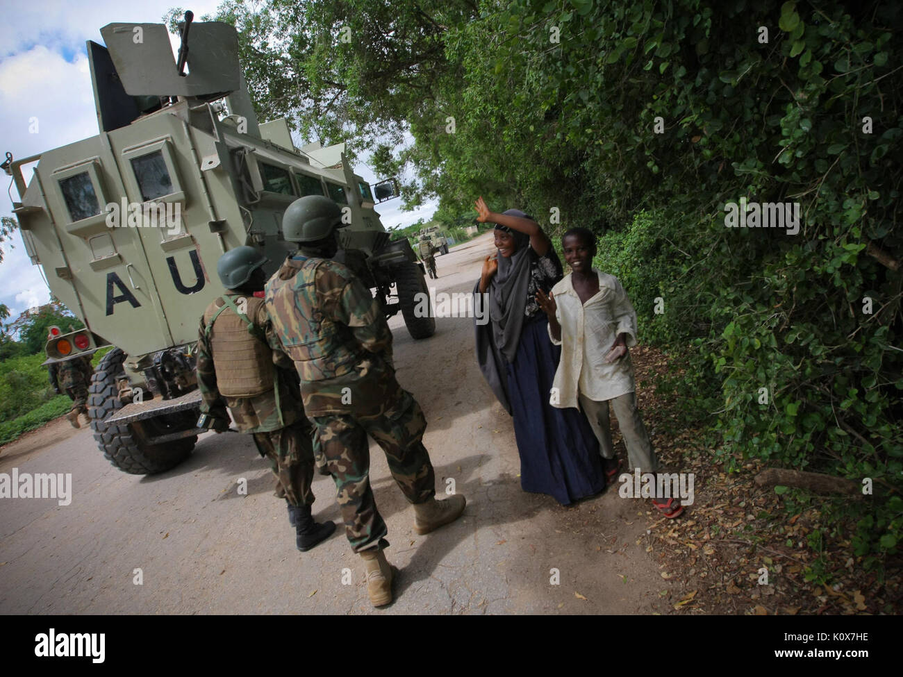 AMISOM & nazionali somale operazione dell esercito per catturare Corridoio di Afgoye giorno 4 14 (7319781000) Foto Stock