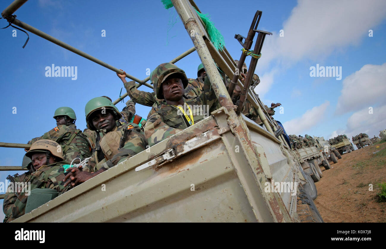 AMISOM & nazionali somale operazione dell esercito per catturare Corridoio di Afgoye giorno 5 05 (7325744134) Foto Stock