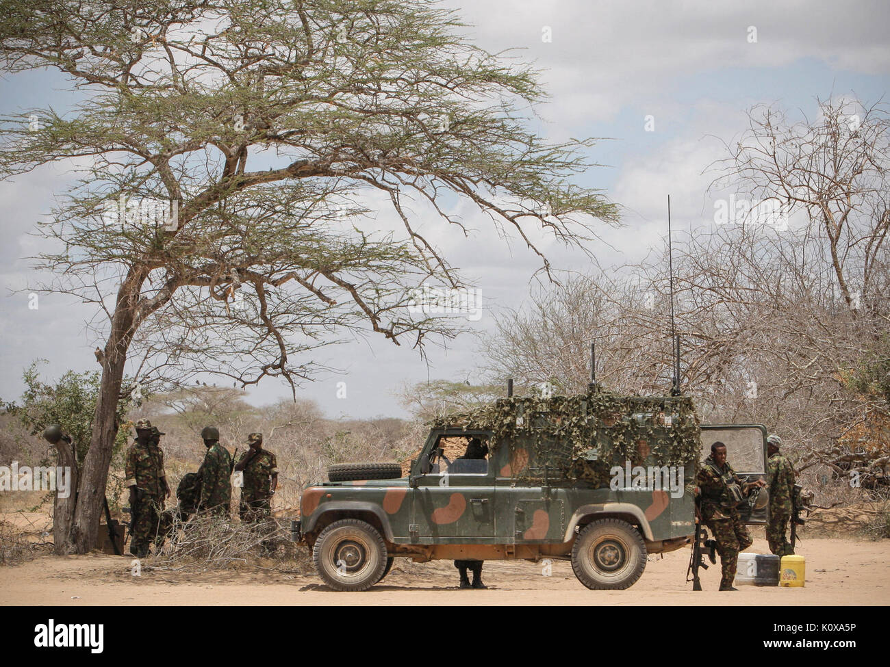 Settore AMISOM due HQs Dhobley 05 (8093177093) Foto Stock