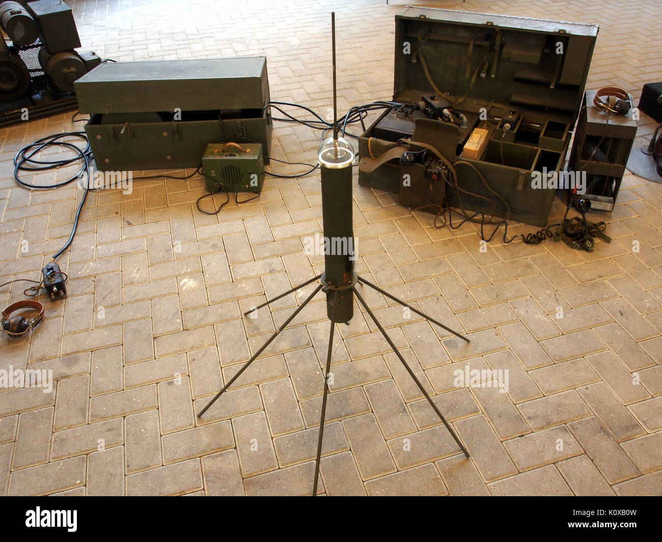 Un188 antenna 100 156 MHz terra parte piana del SCR 624 radio pic2 Foto Stock