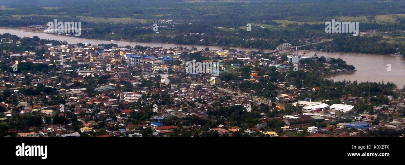 Foto aerea di Butuan, Apr 2013 Foto Stock