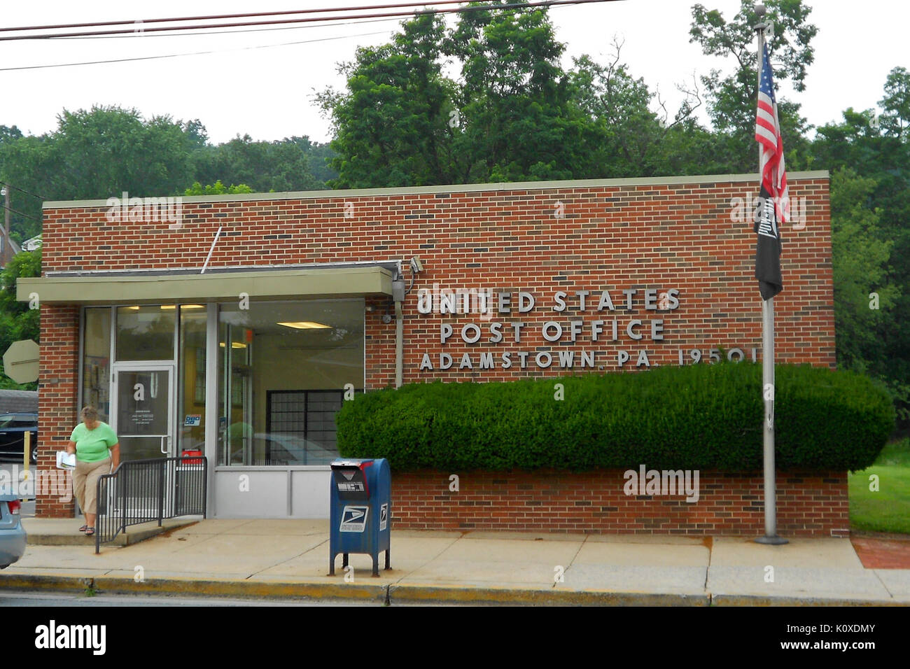 Adamstown PA Lanco Post Office Foto Stock