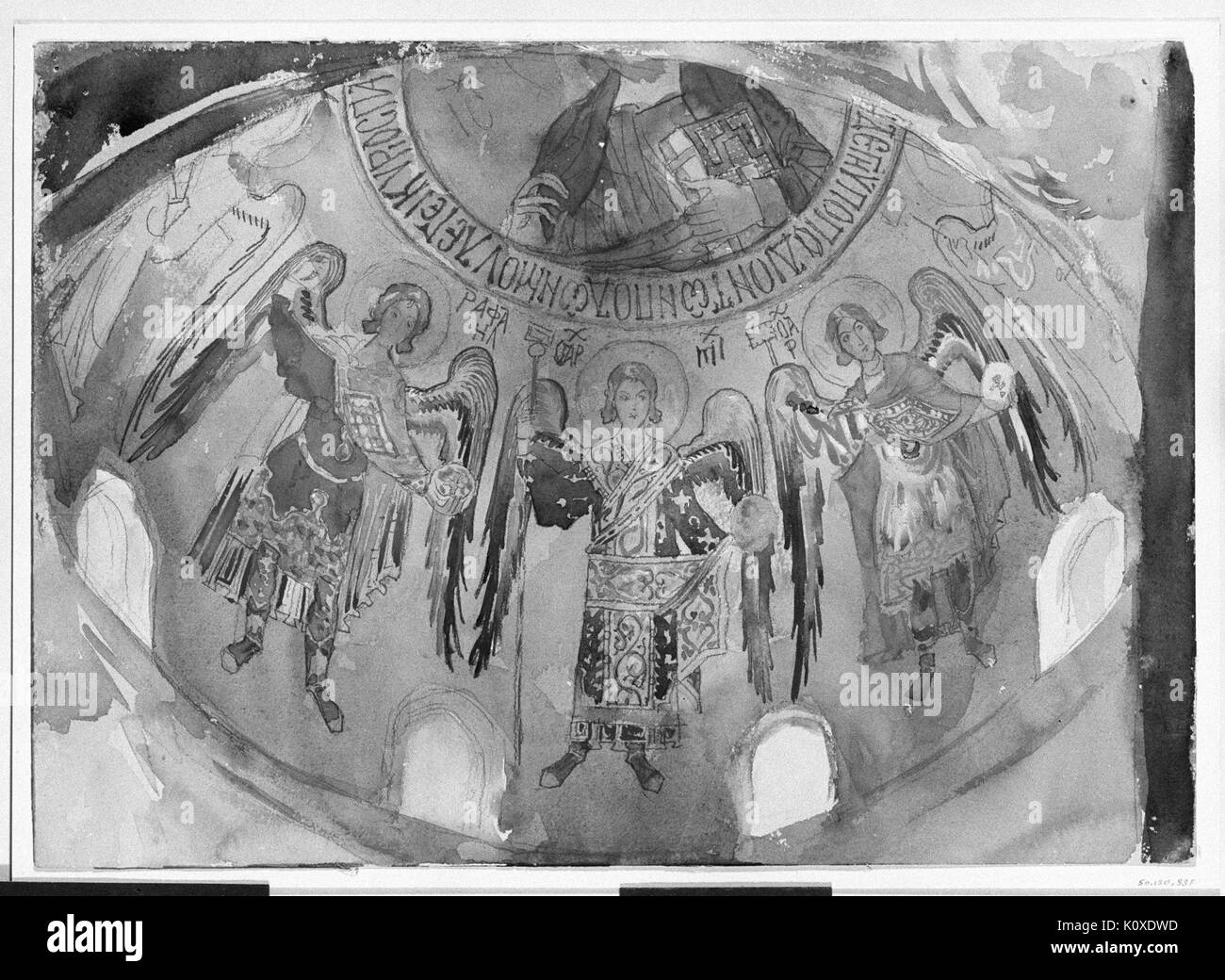 Angeli, Mosaico, Cappella Palatina, Palermo incontrato 186205 Foto Stock