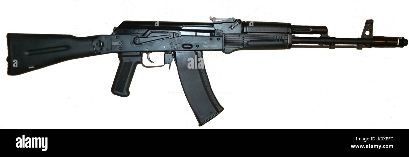 Ak 74 withmagazine Foto Stock