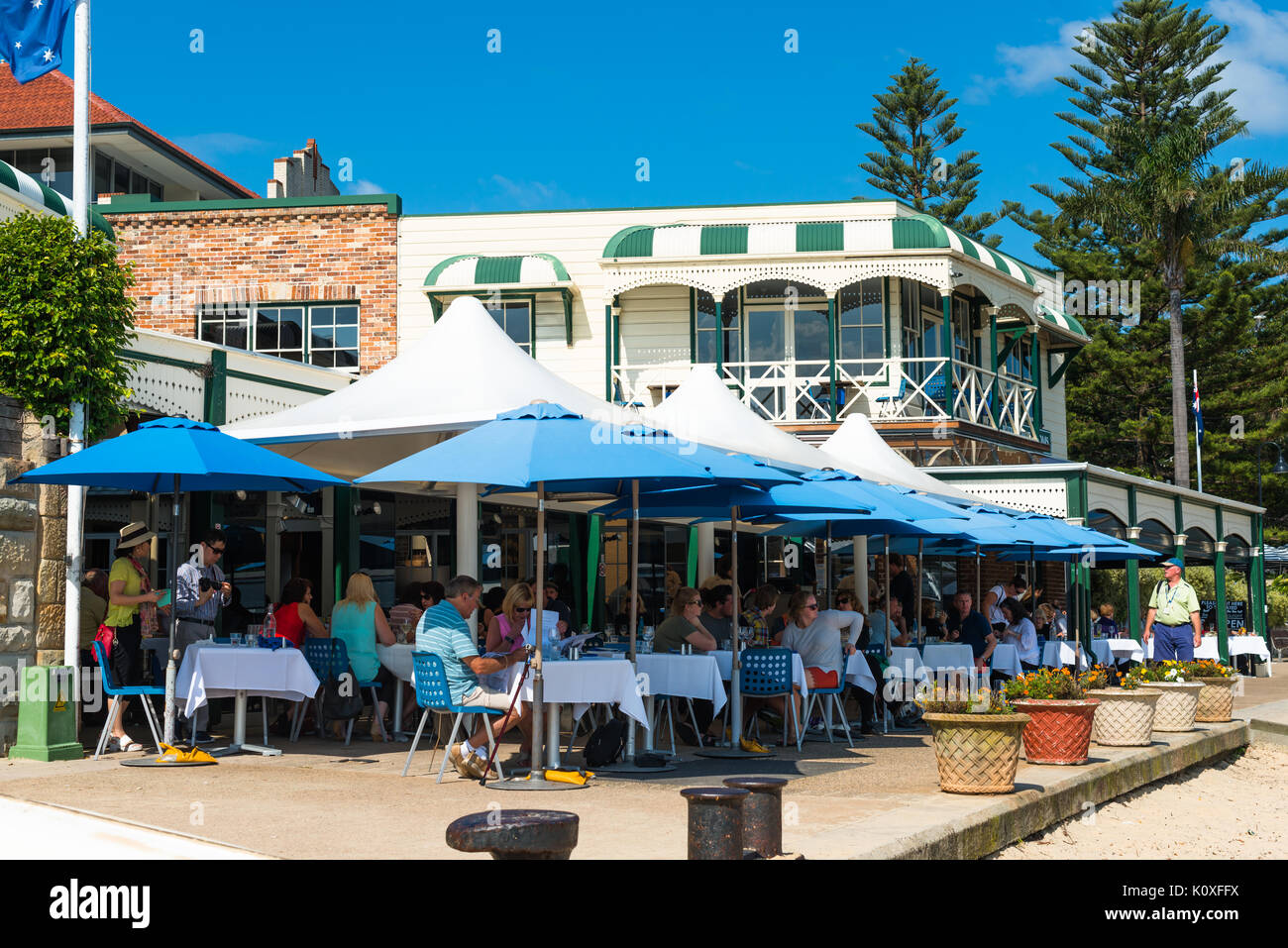 Doyles ristorante di pesce vicino alla spiaggia a Watson Bay, Sydney, Australia. Foto Stock