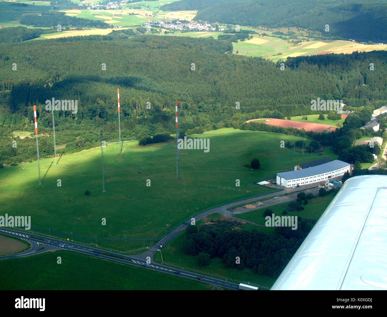 Antennenfeld Foto Stock