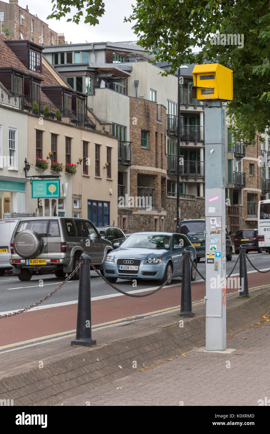 Autovelox in Bristol, Inghilterra, Regno Unito Foto Stock