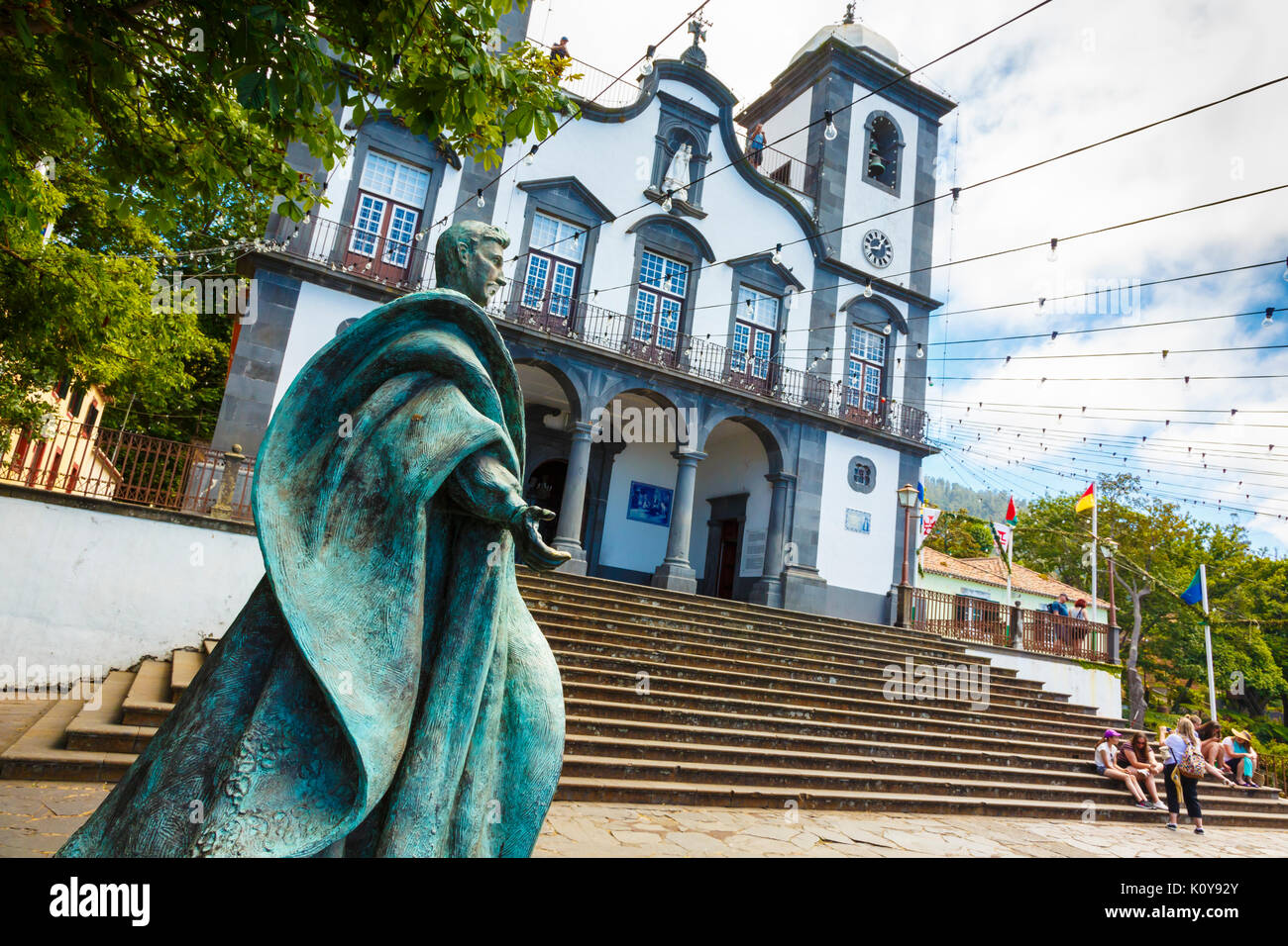 La chiesa di Nossa Senhora do Monte. Foto Stock