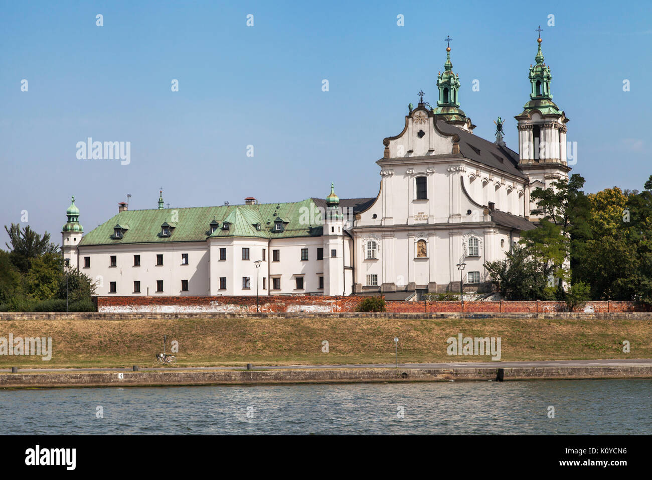 Chiesa sulla roccia a Cracovia, Polonia. Foto Stock