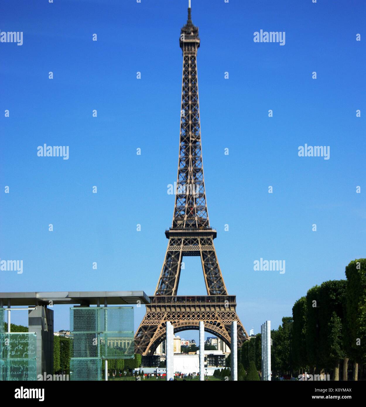 La Torre Eiffel, Parigi, Francia Foto Stock