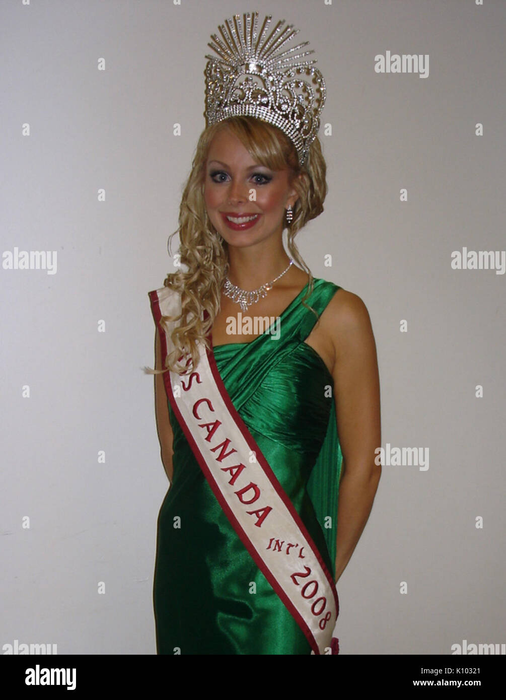 Alesia Fieldberg Miss Canada International 2008 Foto Stock