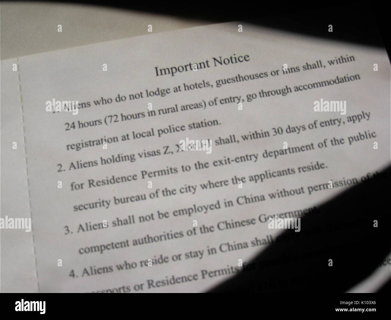 Alien verificare nel bando (2859862826) Foto Stock