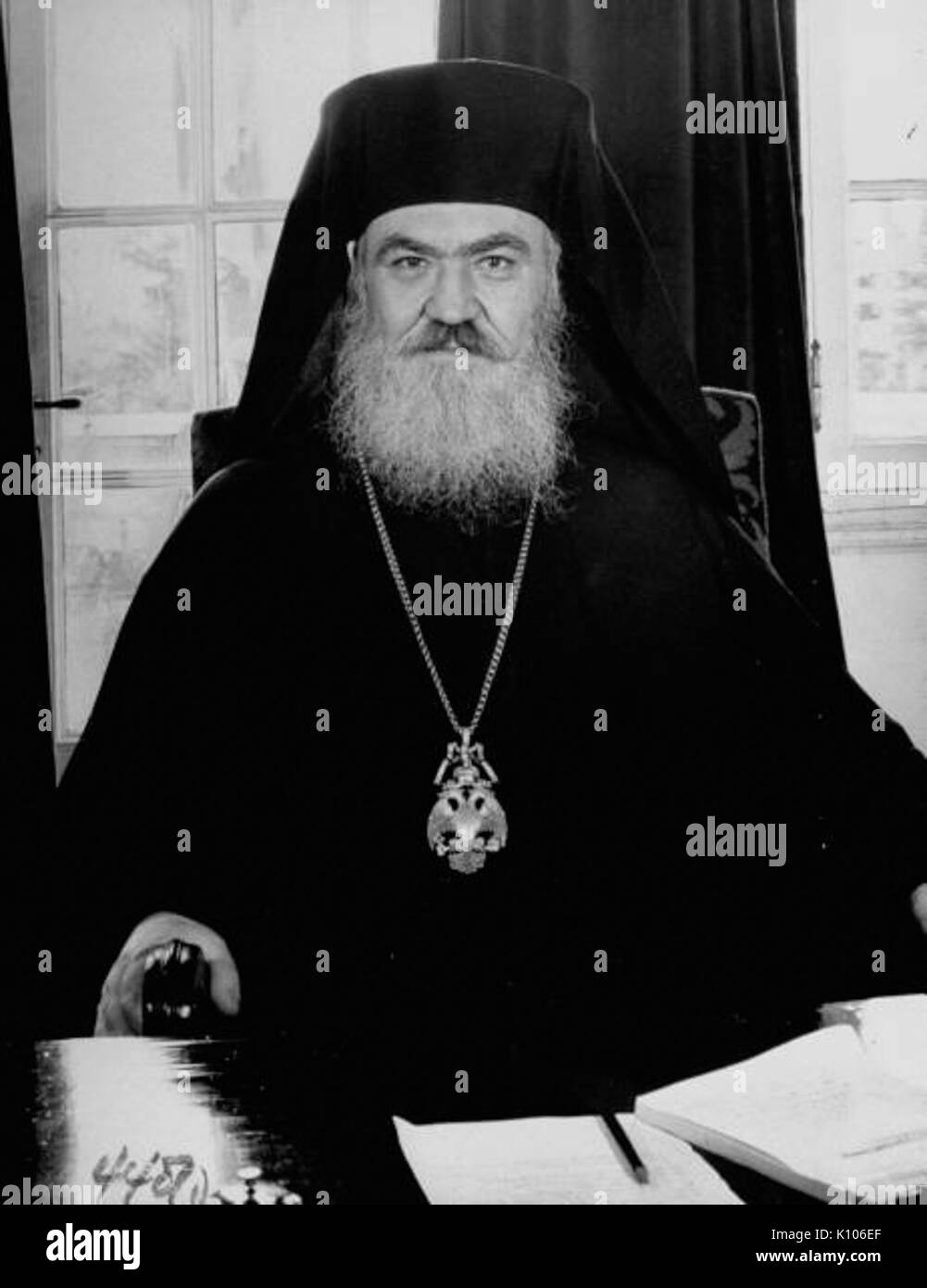 L Arcivescovo Damaskinos della Grecia Foto Stock