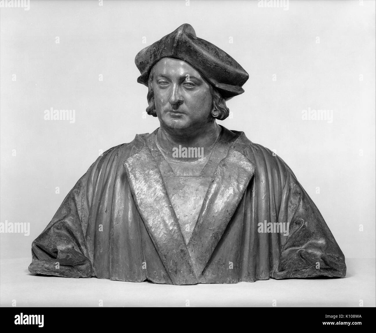 Un uomo sconosciuto, forse un mercante fiorentino ha incontrato 133244 Foto Stock