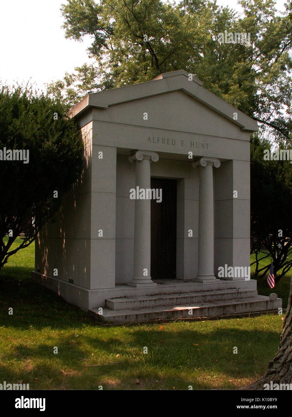 Alfred E. Mausoleo di suoneria, il Cimitero di Allegheny, Pittsburgh Foto Stock