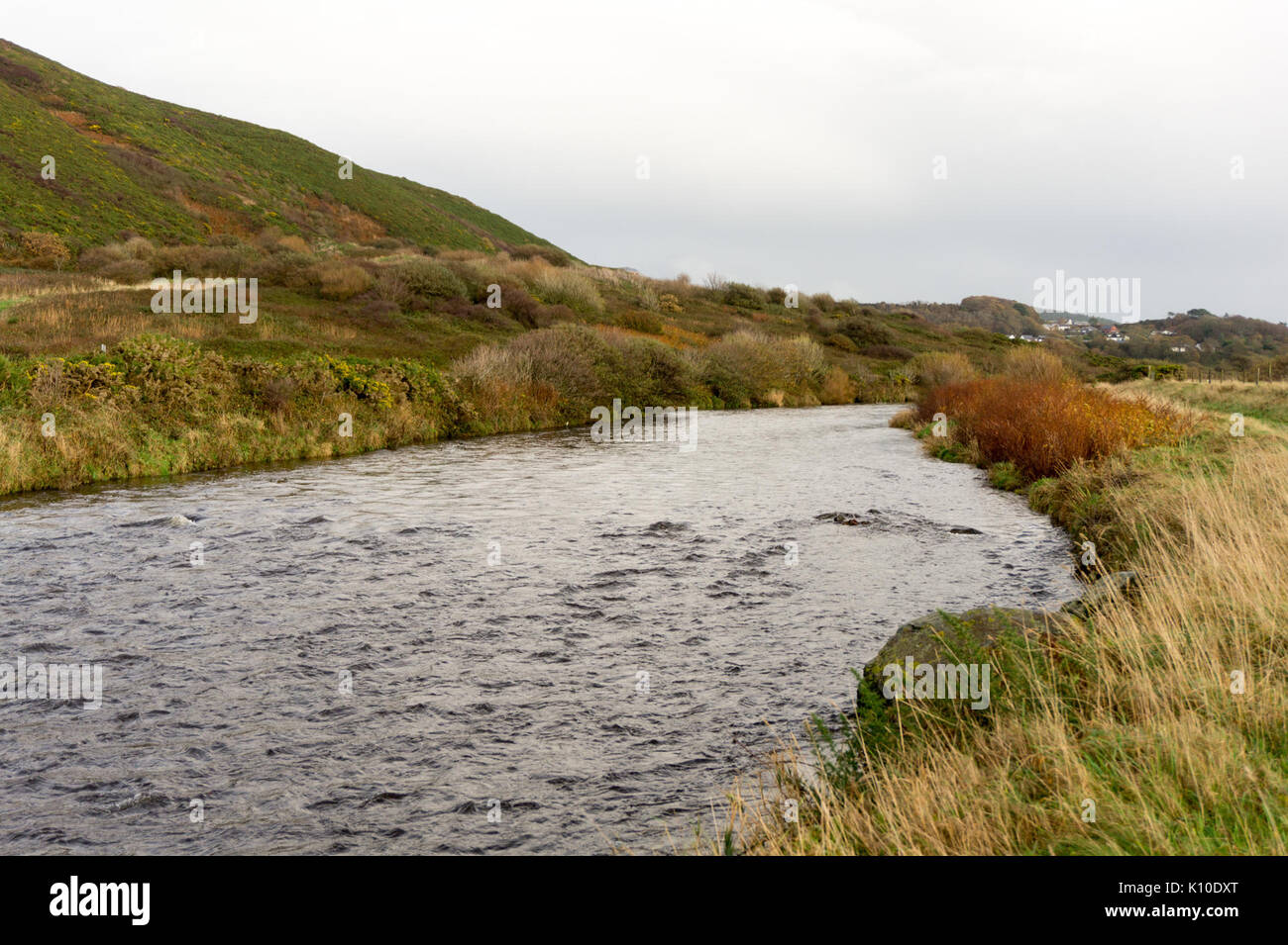 Afon Ystwyth Foto Stock