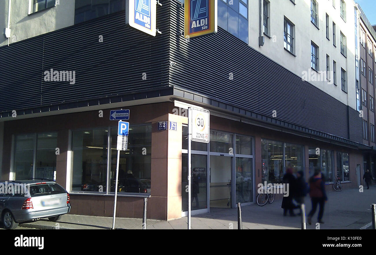 ALDI MANNHEIM E2 Foto Stock