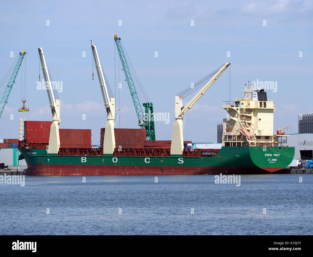 Foresta Africana IMO 9425162, Albertdok, porto di Anversa Foto Stock
