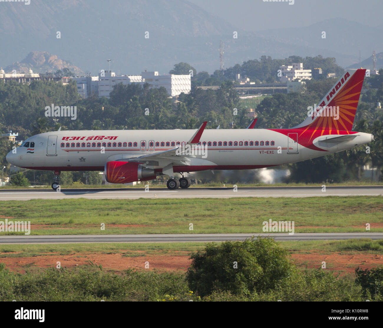 Air India VT EXC all aeroporto di Bangalore, Sett 2015 2 Foto Stock