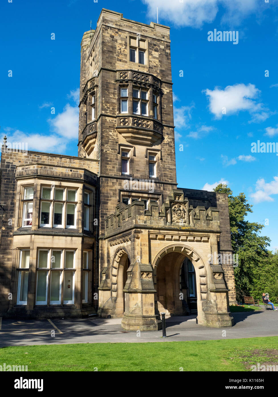 Cliffe Castle Museum a Keighley West Yorkshire Inghilterra Foto Stock