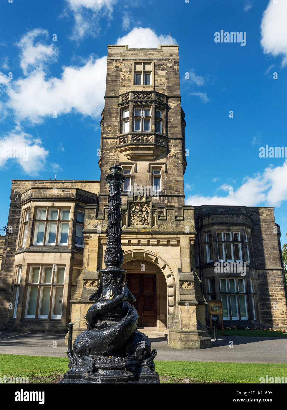 Cliffe Castle Museum a Keighley West Yorkshire Inghilterra Foto Stock