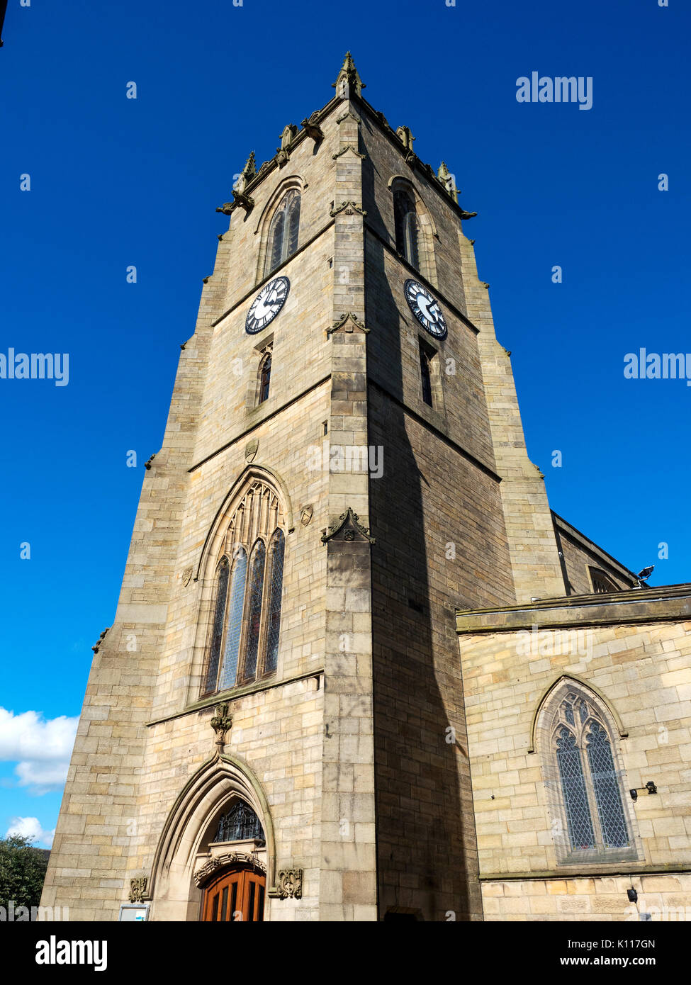 Keighley Chiesa condivisa in Church street a Keighley West Yorkshire Inghilterra Foto Stock