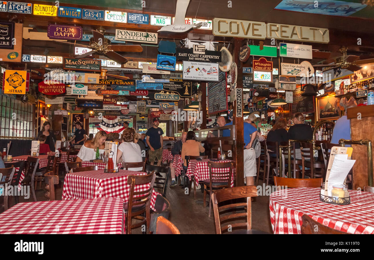 Terra Ho Ristorante in Orleans, Cape Cod, Massachusetts. Foto Stock