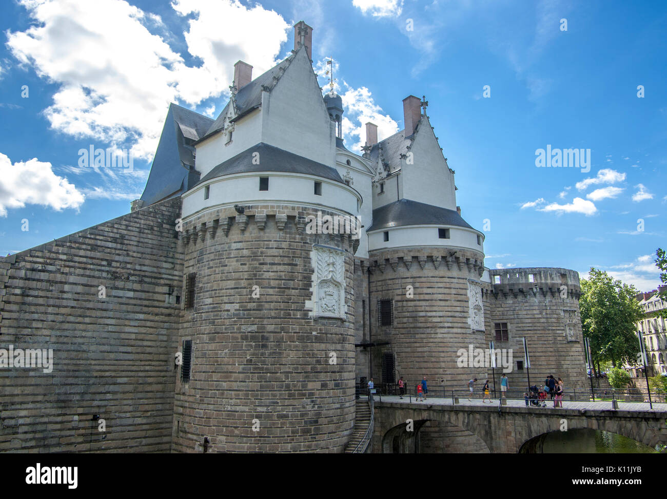 Château des Ducs de Bretagne, Nantes, Pays de la Loire, Francia Foto Stock