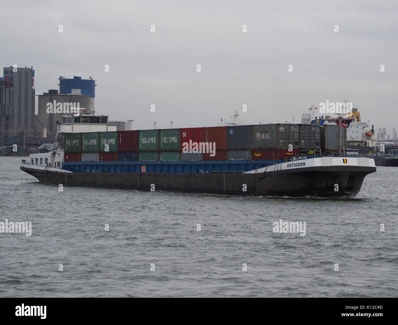 Antigoon (nave, 2002) porto di Anversa pic4 Foto Stock