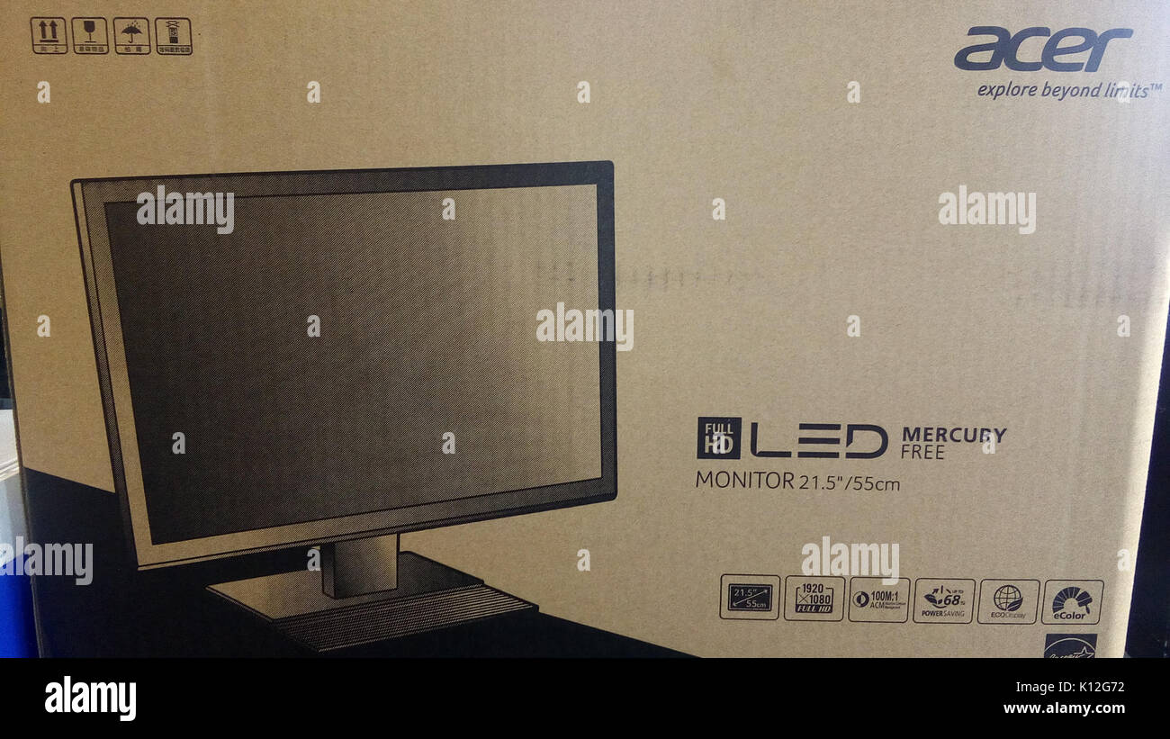 Acer monitor V246HL box Foto Stock