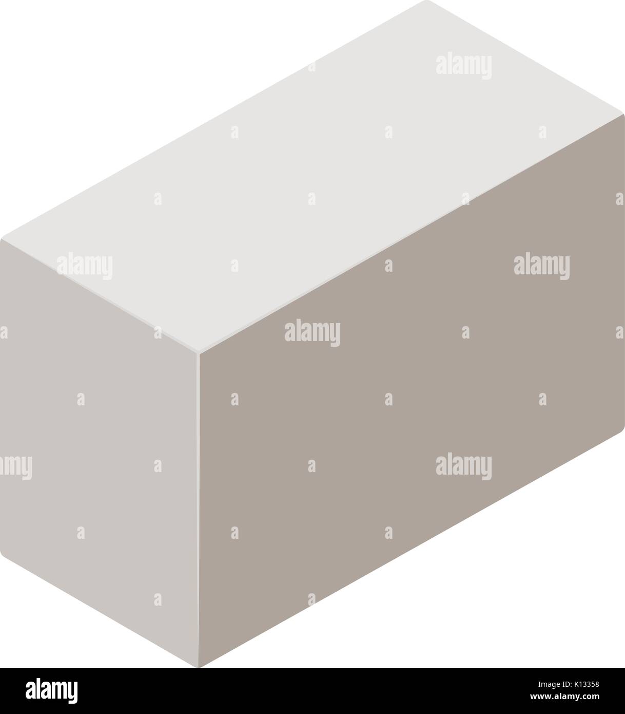 Il cemento cellulare icona isometrica 3d style Illustrazione Vettoriale
