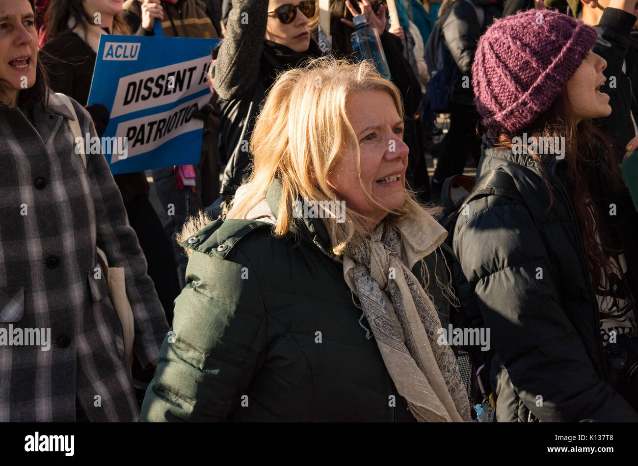 Anti Trump immigrazione protesta a Baltimora DSC 7419 (32598281845) Foto Stock
