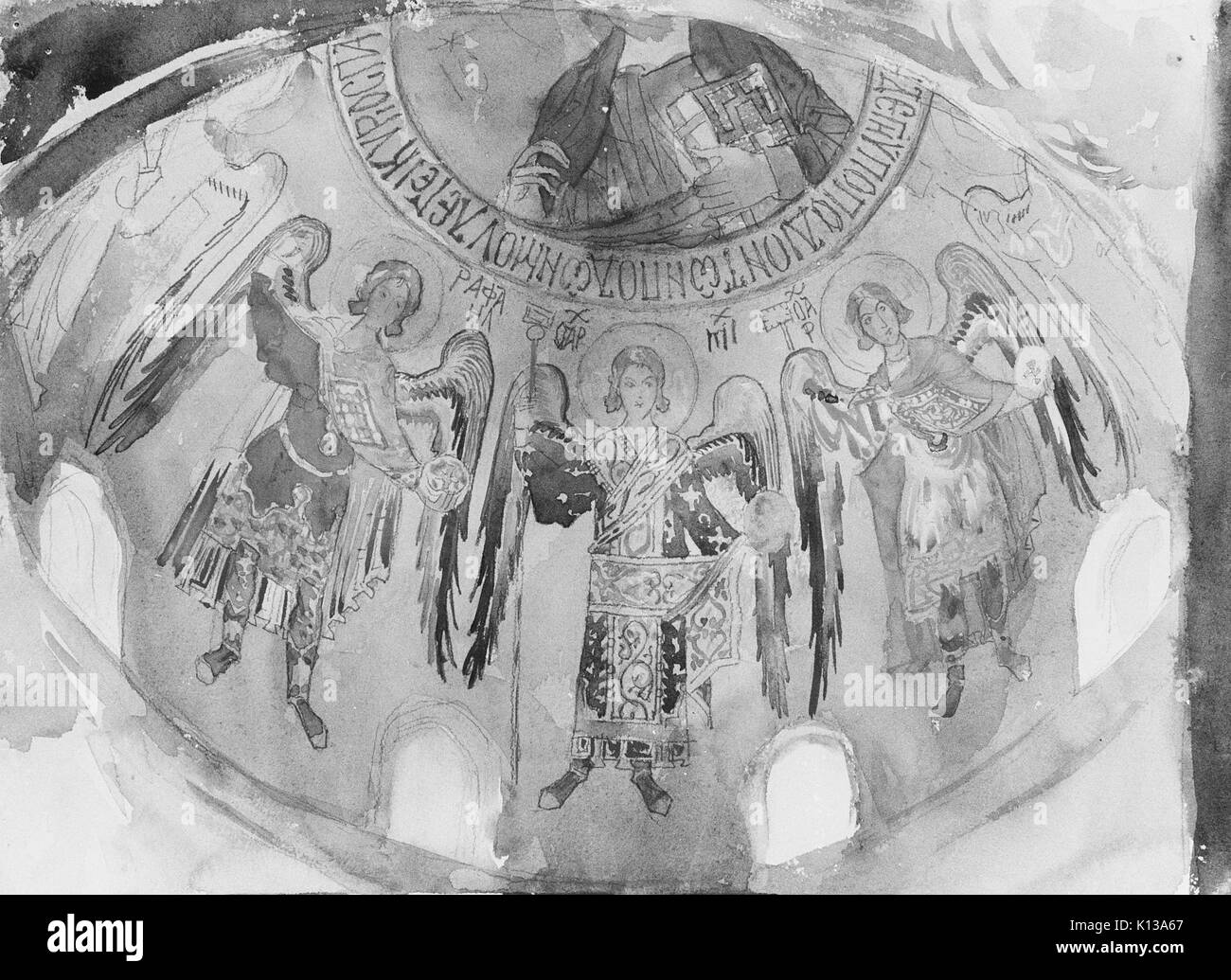 Angeli, Mosaico, Cappella Palatina, Palermo incontrato ap50.130.83f Foto Stock