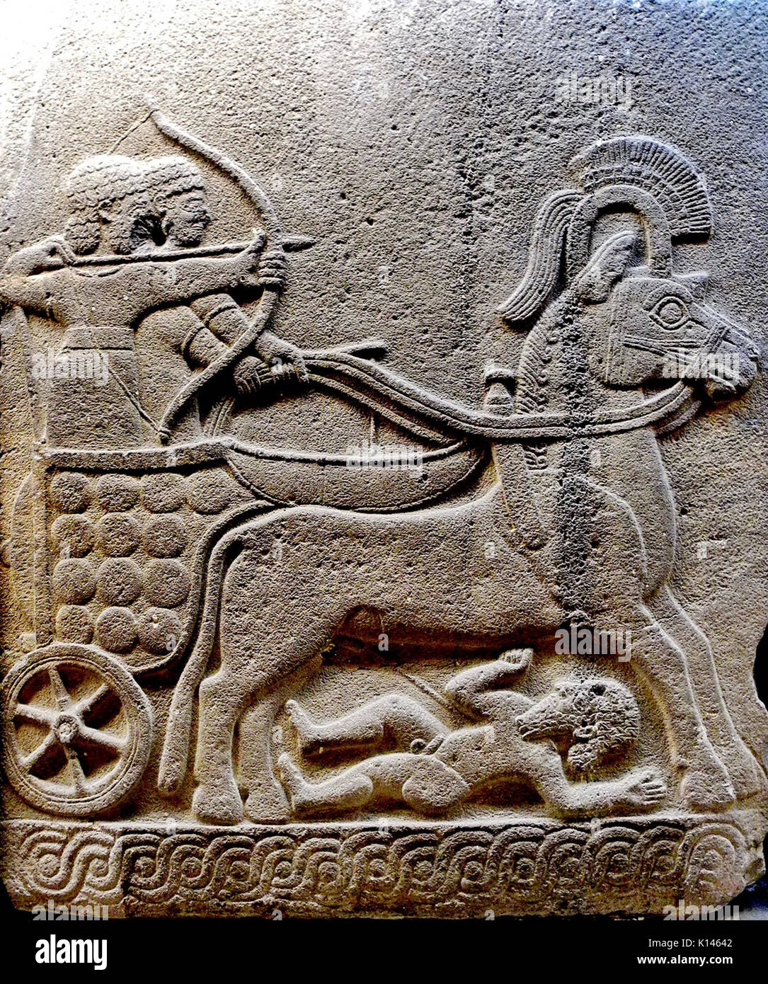 Incidente de char Foto Stock