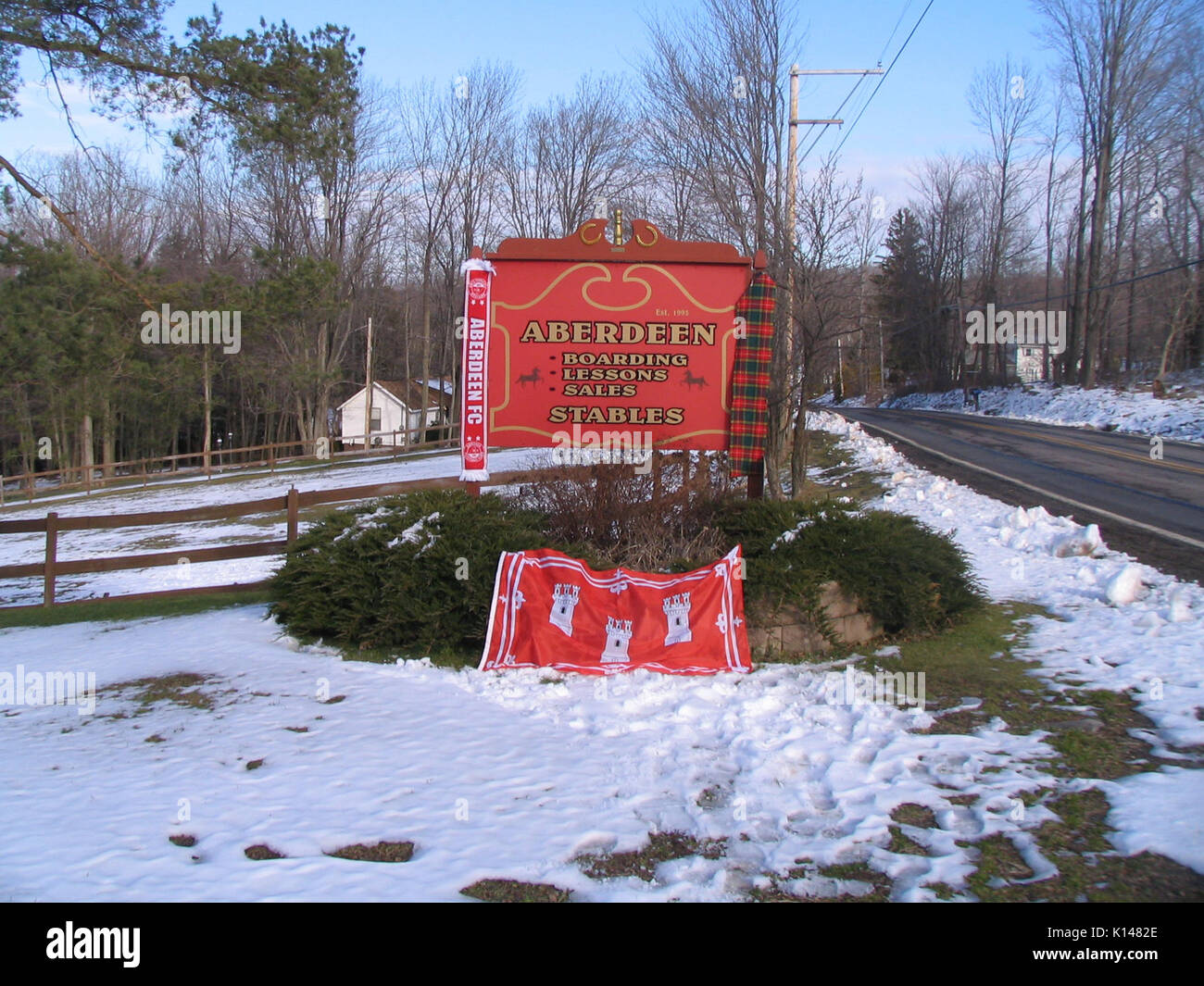Aberdeen, Lackawanna County, Pa. Foto Stock