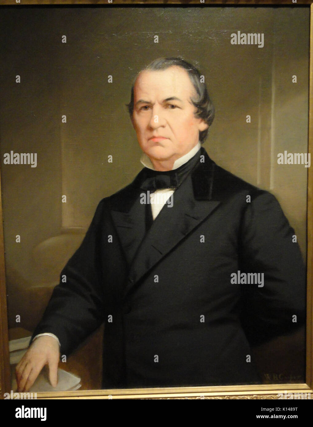 Andrew Johnson da Washington B. Cooper, dopo 1866 DSC03243 Foto Stock