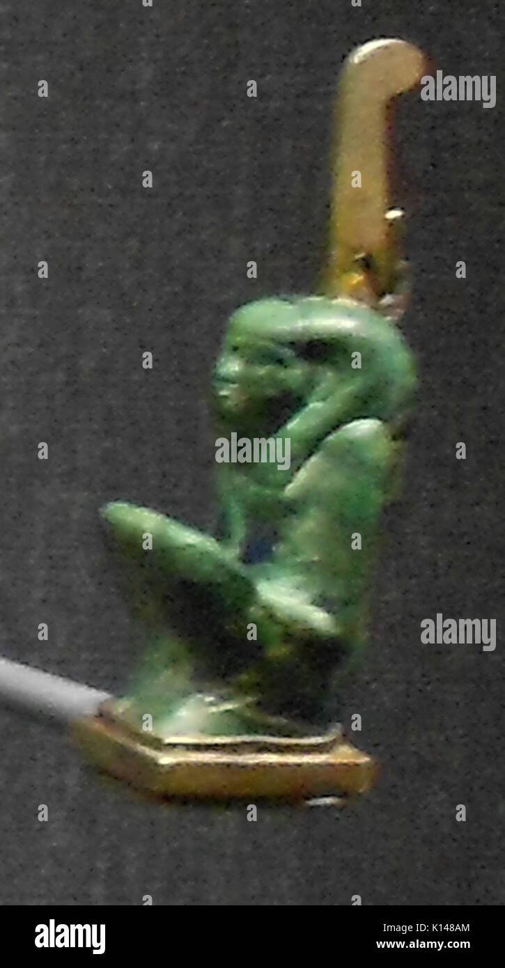 Amuleto di Maat Foto Stock