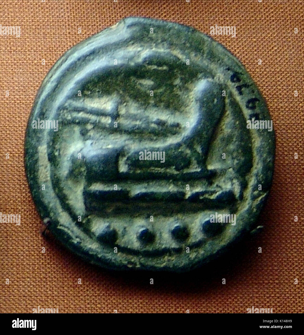 Aes Grave Quadrans Foto Stock