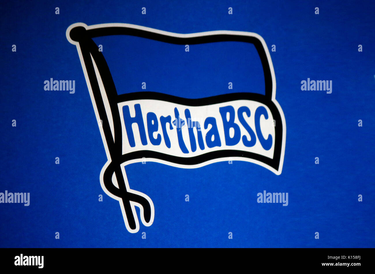 Das Logo der Marke "Hertha BSC", Berlino. Foto Stock