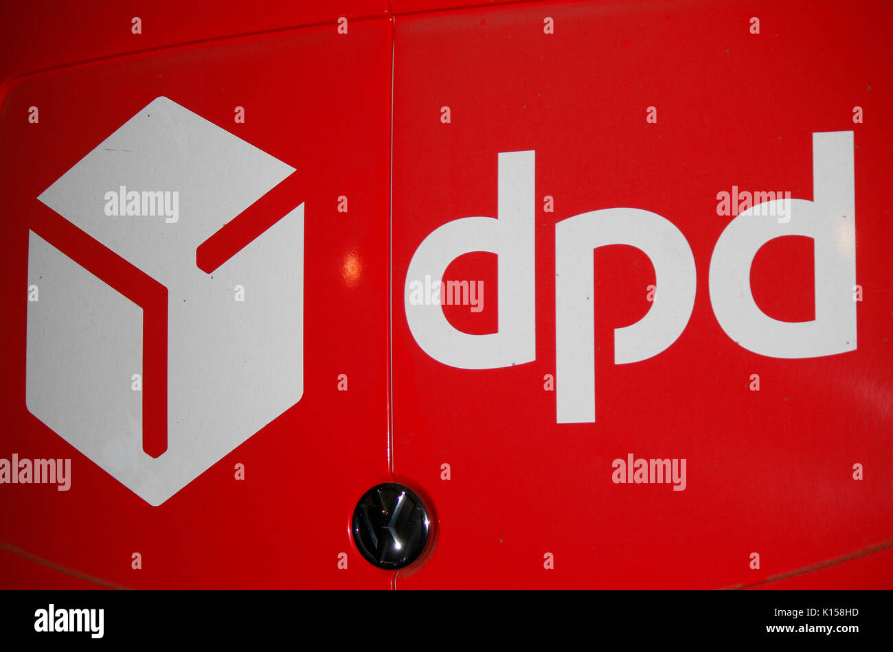 Das Logo der Marke 'dpd', Berlino. Foto Stock
